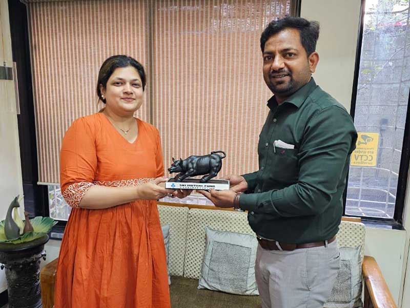 Honoured to receive recognition from SBI Mutual Fund for exemplary contribution and performance Jan 2026