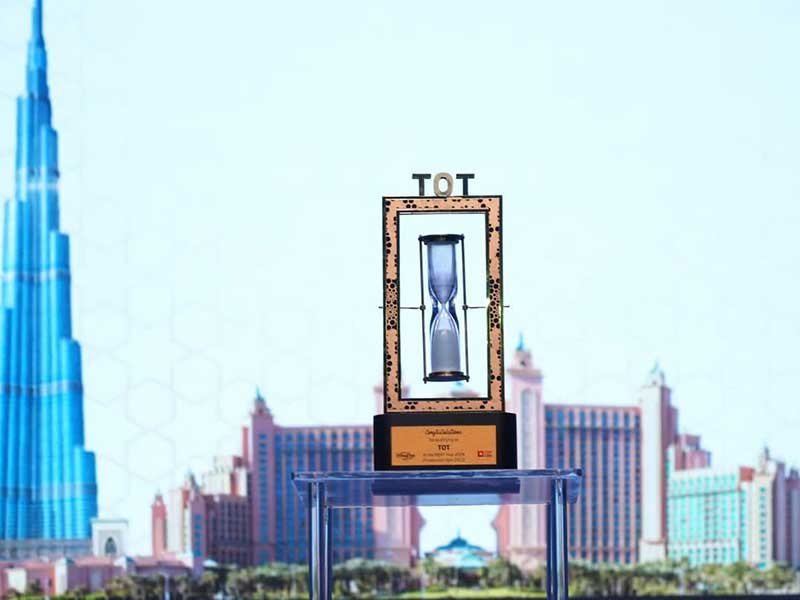 Honored with the Top of the Table (TOT) MDRT the highest award in the global insurance industry at Business Bay Dubai Aug 2024